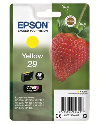 Picture of Epson ink cartridge yellow Claria Home 29            T 2984