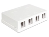 Picture of Delock Keystone Surface Mounted Box 4 Port
