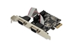 Изображение DIGITUS PCI Expr Card 2x D-Sub9 seriell Ports  + LowProfile retail