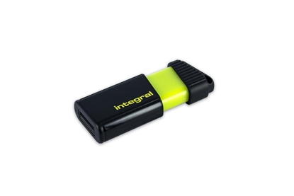 Attēls no Integral 64GB USB2.0 DRIVE PULSE YELLOW USB flash drive USB Type-A 2.0