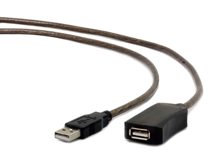 Attēls no Kabelis Gembird USB Male - USB Female 10m Black