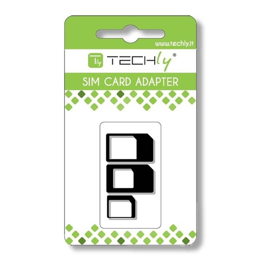 Picture of Techly Adapter Karty SIM, nano-SIM, Micro-SIM (301535)