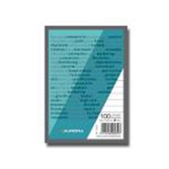 Picture of Bloknots A6/100 rūtiņu,  papīra vāks Aurora