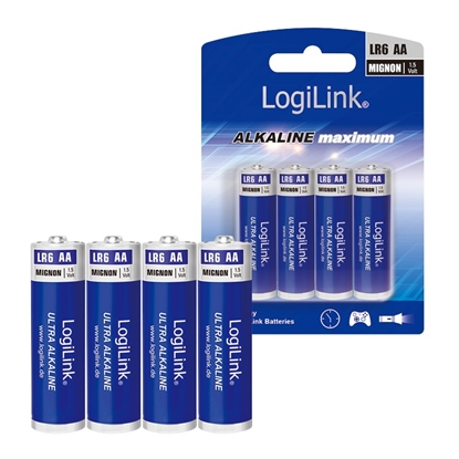 Изображение LogiLink Bateria Ultra Power AA / R6 1700mAh 8 szt.