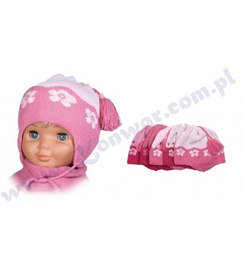 Picture of 48-52 cm bērnu cepure meitenēm P-CZ-253 dažādas krāsas