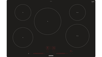 Picture of Siemens EH801LVC1E hob Black Built-in Zone induction hob 5 zone(s)