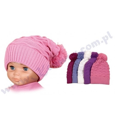 Изображение 52-54 cm cepure meitenēm P-CZ-397 dažādas krāsas