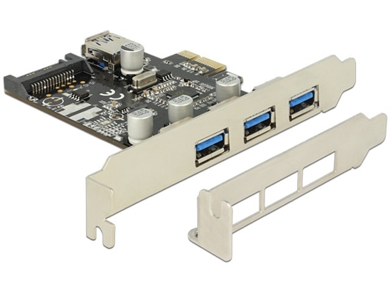Изображение Delock PCI Express Card  3 x external + 1 x internal USB 3.0