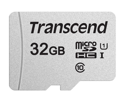 Attēls no Transcend microSDHC 300S    32GB Class 10 UHS-I U1
