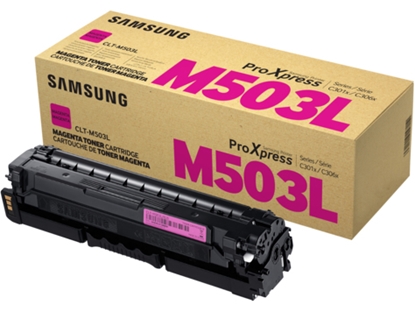 Picture of Samsung CLT-M503L High Yield Magenta Original Toner Cartridge
