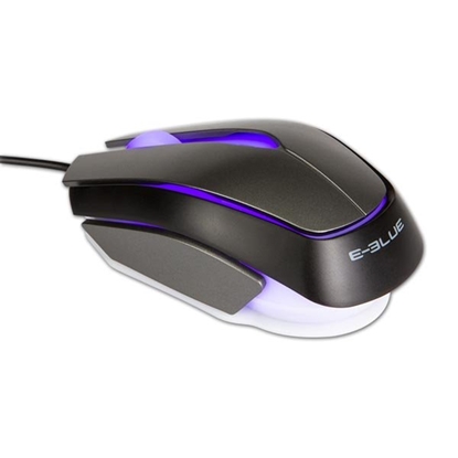 Picture of E-Blue EMS633 MOOD Gaming Mouse with Additional Buttons / 3 LED Lights / 2400 DPI / USB Black