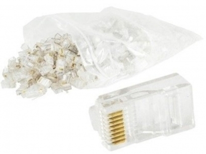 Изображение Gembird RJ45 8P8C LAN plug 6u gold plated 50 pcs