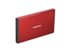 Изображение Kieszeń zewnętrzna HDD/SSD Sata Rhino Go 2,5 USB 3.0 czerwona