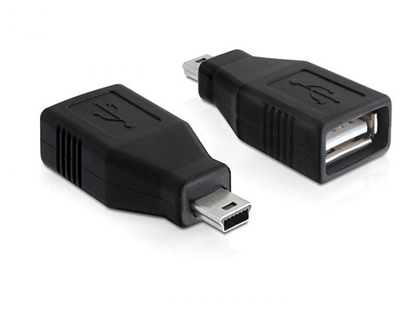 Attēls no Delock Adapter USB 2.0-A female  mini USB male