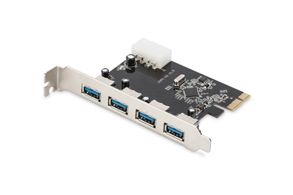 Attēls no DIGITUS PCI Expr Card 4x USB3.0 A/F Extern VL805