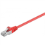 Attēls no Goobay | CAT 5e patchcable, F/UTP, red | Red