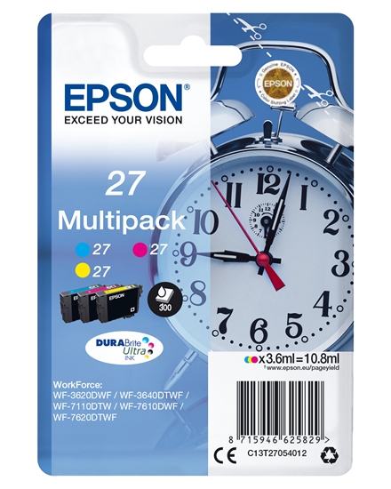 Picture of Epson DURABrite Ultra Ink Multipack (3 colors) T 27 T 2705