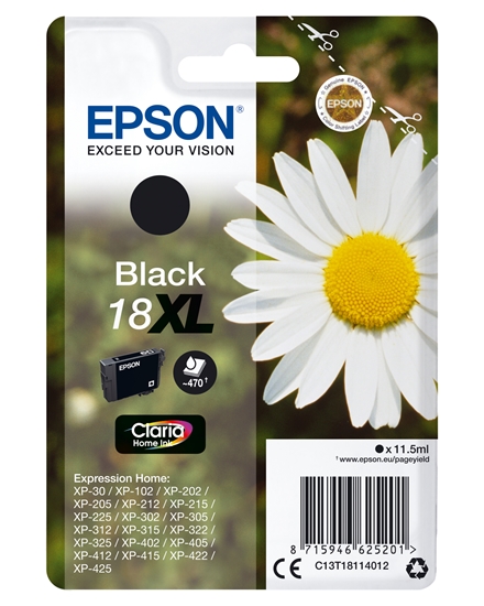 Picture of Epson ink cartridge XL black Claria Home T 181         T 1811