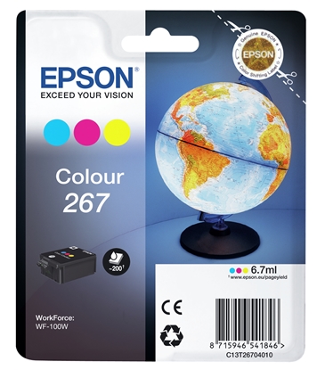 Изображение Epson ink cartridge color T 267