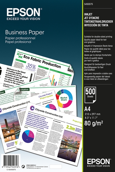 Picture of Epson Business Paper - A4 - 500 Sheets