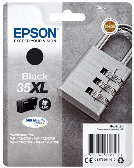 Изображение Epson ink cartridge black DURABrite Ultra Ink 35 XL T 3591