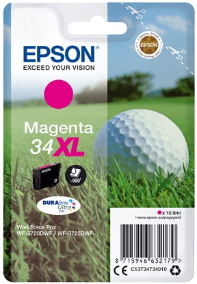 Picture of Epson ink cartridge magenta DURABrite Ultra Ink 34 XL T 3473