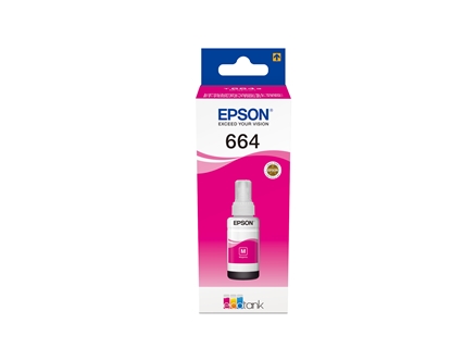 Attēls no Epson ink magenta T 664 70 ml               T 6643