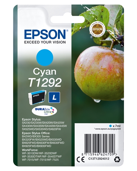 Picture of Epson ink cartridge cyan DURABrite T 129           T 1292