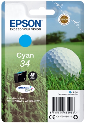 Attēls no Epson ink cartridge cyan DURABrite Ultra Ink 34    T 3462