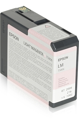 Изображение Epson ink cartridge light magenta T 580  80 ml      T 5806