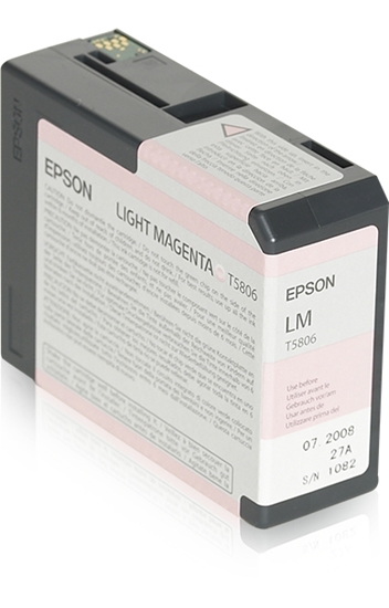 Изображение Epson ink cartridge light magenta T 580  80 ml      T 5806