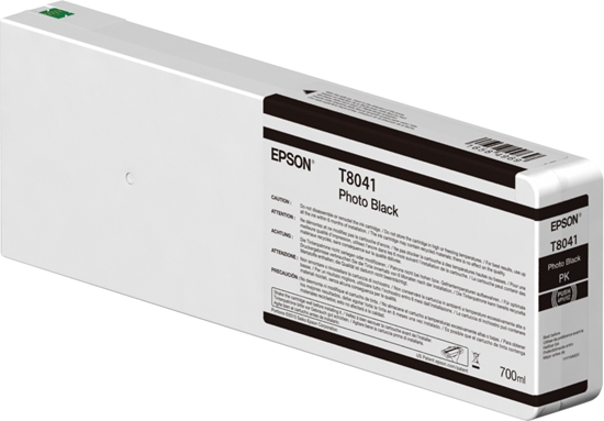Picture of Epson Singlepack Photo Black T804100 UltraChrome HDX/HD 700ml