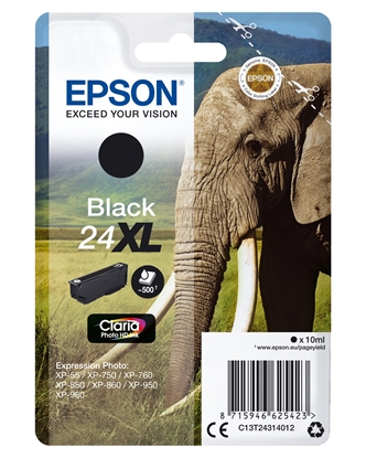Attēls no Epson ink cartridge XL black Claria Photo HD T 243     T 2431