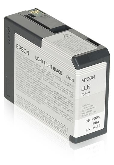Изображение Epson ink cartridge light light black T 580  80 ml        T 5809