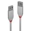 Attēls no Lindy 0.5m USB 2.0 Type A Extension Cable, Anthra Line, Grey