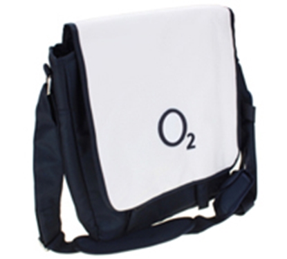 Picture of Laptop Bag (O2) 15.4 blue/white