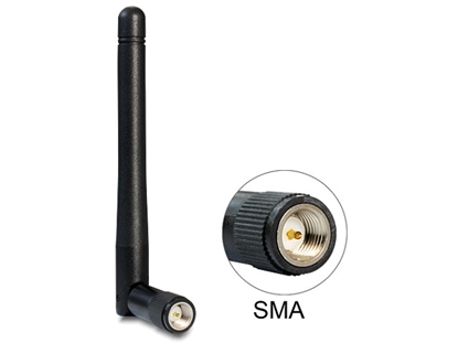 Picture of Delock WLAN 802.11 acahbgn Antenna SMA 2 dBi omnidirectional joint