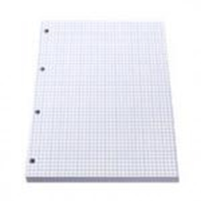 Изображение Rūtiņu papīra bloks A4,  caururbts,  50lap,  ABC