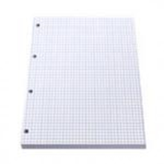 Изображение Rūtiņu papīra bloks A4,  caururbts,  50lap,  ABC