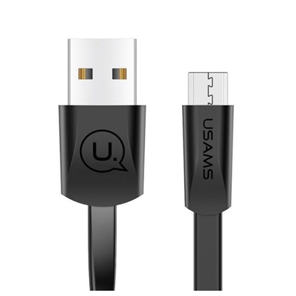 Изображение Kabel USB Usams USB-A - microUSB 1.2 m Czarny (SJ201MIC01)