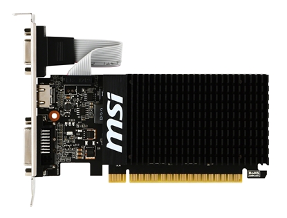 Attēls no MSI GT 710 2GD3H LP graphics card NVIDIA GeForce GT 730 2 GB GDDR3