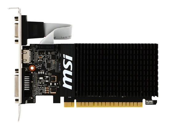 Picture of MSI GT 710 2GD3H LP graphics card NVIDIA GeForce GT 730 2 GB GDDR3