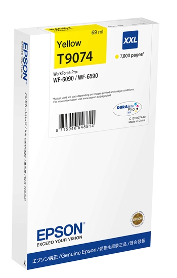 Picture of Epson WF-6xxx Ink Cartridge Yellow XXL