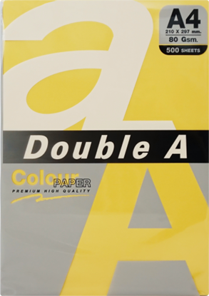 Picture of Colour paper Double A, 80g, A4, 500 sheets, Cheese