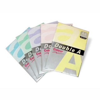 Изображение Colour paper Double A, 80g, A4, 500 sheets, Flamingo