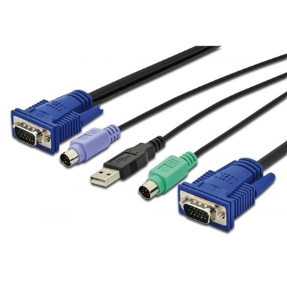 Attēls no Digitus KVM cable USB for KVM consoles
