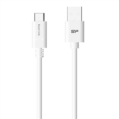 Изображение Silicon Power cable USB-C 1m, white (LK10AC)