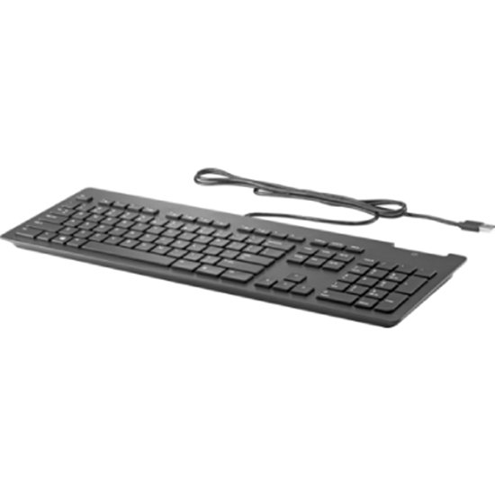 Picture of HP Slim USB Wired Keyboard - Smartcard - Black - RUS