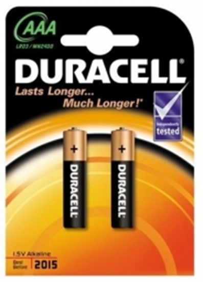 Picture of Baterijas Duracell AAA Alkaline 2pack