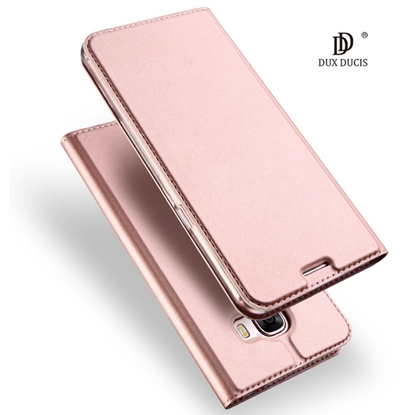 Attēls no Dux Ducis Premium Magnet Case For Samsung J250 Galaxy J2 Pro (2018) / Galaxy Grand Prime Pro Rose Gold